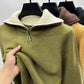 Knitwear Coat Men's Winter Lapel High Collar Sweater