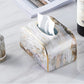 Light Luxury Marbled Paper Towel Decoration Coffee Table Dining Table Napkin Box Home Living Room