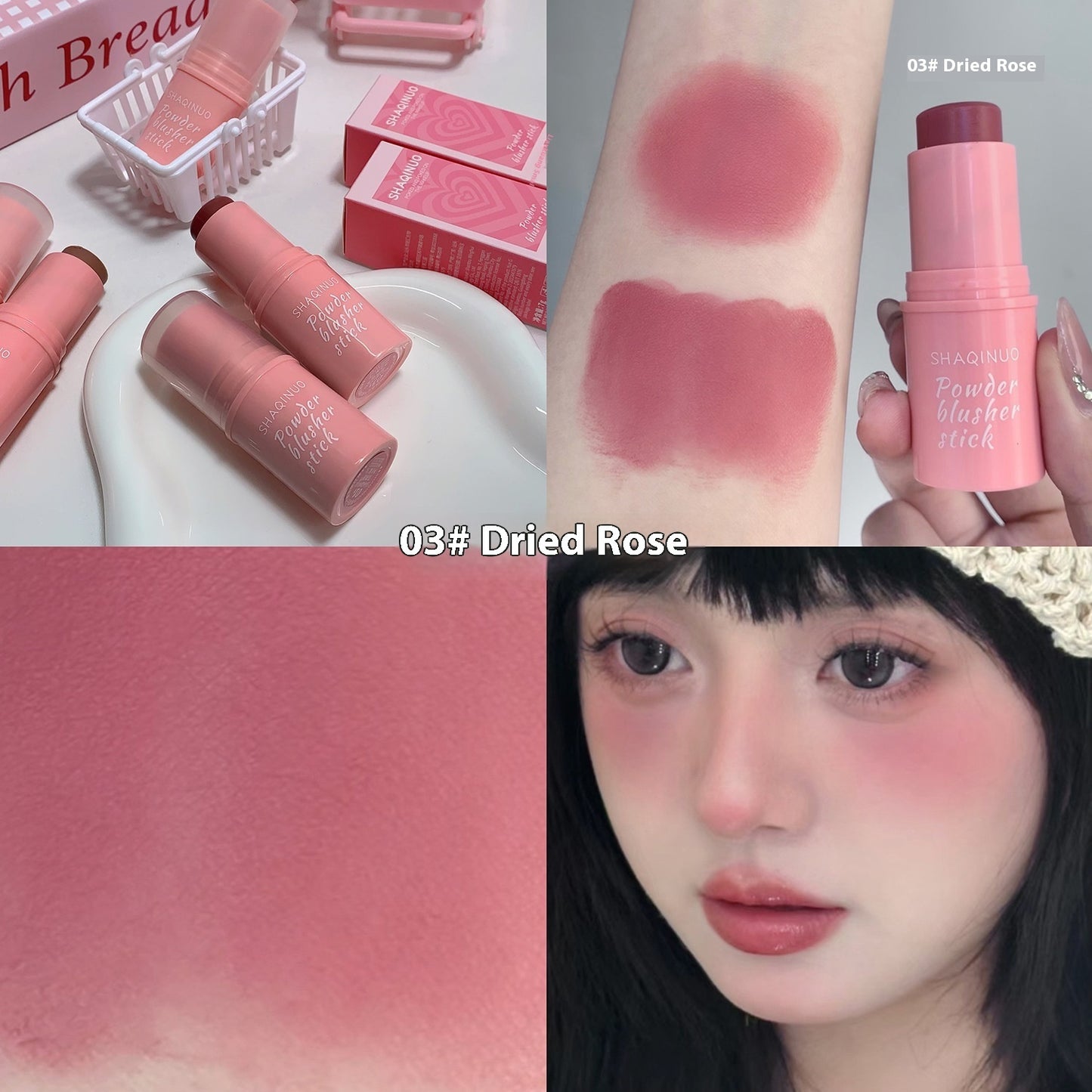 Vigorous Smooth Blush Stick Naturally Saturated Color