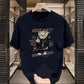 High Street Motorcycle Printed Short-sleeved T-shirt