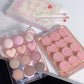 Makeup SWEET MINT Twelve-color Love Heart Eye Shadow Plate Beginner