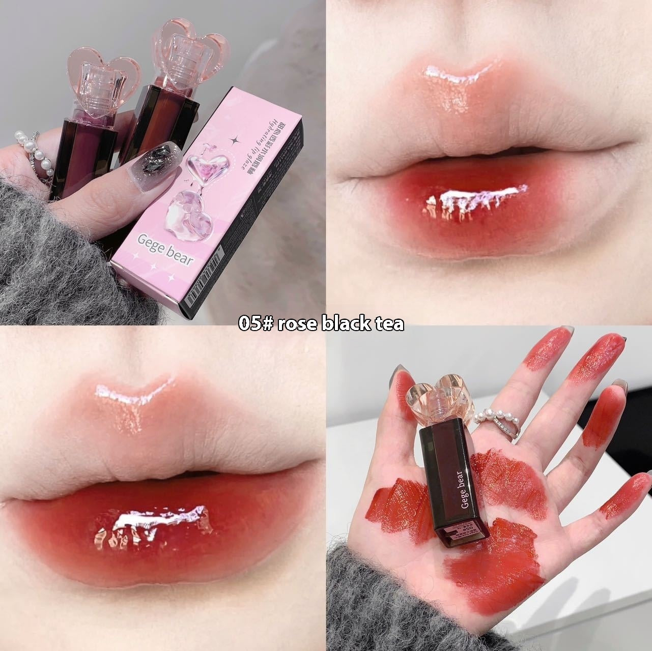 Moisturizing Lip Lacquer Moisturizing Water Light Mirror Makeup Color Rendering