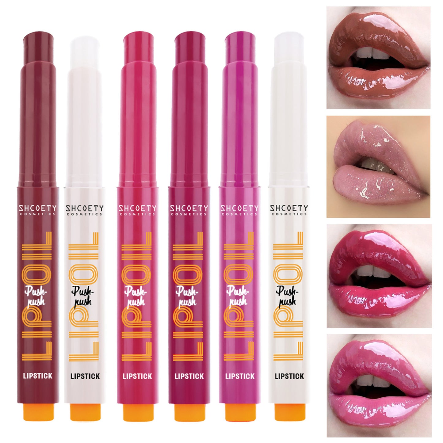 Makeup Press Lipstick Solid Water Light Lip Gloss Mirror Lip Lacquer