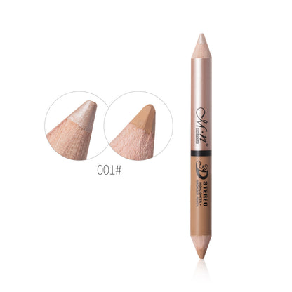 Double-Ended Concealer & Highlighter Pen—Waterproof Dual-Use Brightening Contour