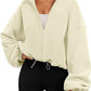 Women's Polar Fleece Sports Velvet Stand Collar Zipper Jacket