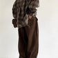 Retro Corduroy Draping Men's Loose