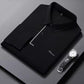 Men's Spring And Autumn Stretch T-shirt Lapel Long Sleeve T-shirt